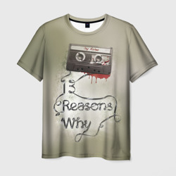 Мужская футболка 3D 13 reason why