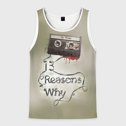 Мужская майка 3D 13 reason why