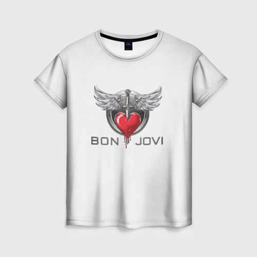 Женская футболка 3D Bon Jovi