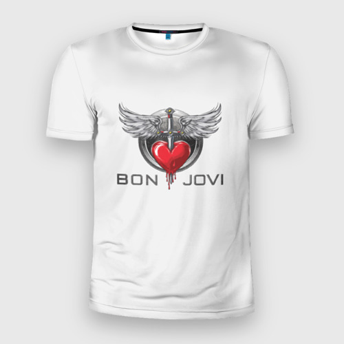 Мужская футболка 3D Slim Bon Jovi