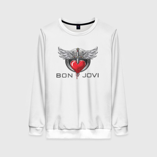 Женский свитшот 3D Bon Jovi, цвет 3D печать