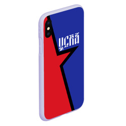 Чехол для iPhone XS Max матовый ЦСКА - фото 2