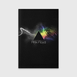 Обложка для паспорта матовая кожа Pink Floyd Logo