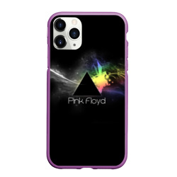 Чехол для iPhone 11 Pro Max матовый Pink Floyd Logo