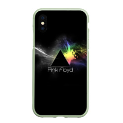 Чехол для iPhone XS Max матовый Pink Floyd Logo