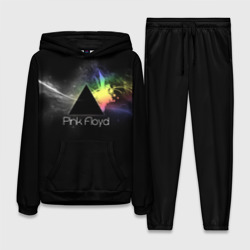 Женский костюм с толстовкой 3D Pink Floyd Logo