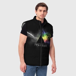 Мужской жилет утепленный 3D Pink Floyd Logo - фото 2