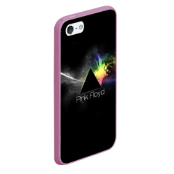 Чехол для iPhone 5/5S матовый Pink Floyd Logo - фото 2