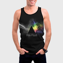 Мужская майка 3D Pink Floyd Logo - фото 2