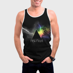 Мужская майка 3D Pink Floyd Logo - фото 2