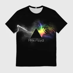 Мужская футболка 3D Pink Floyd Logo