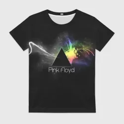 Женская футболка 3D Pink Floyd Logo