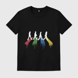 Мужская футболка хлопок Beatles Color