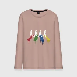 Мужской лонгслив хлопок Beatles Color