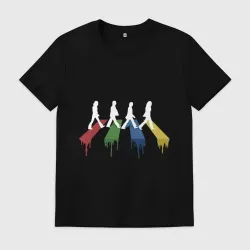 Мужская футболка хлопок Beatles Color