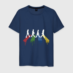 Мужская футболка хлопок Beatles Color