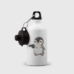 Бутылка спортивная Пингвин с пистолетом - фото 2