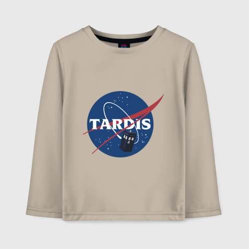 Детский лонгслив хлопок Tardis NASA