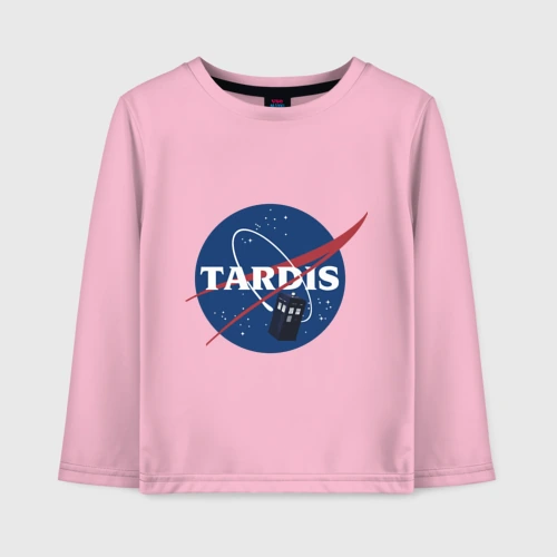 Детский лонгслив хлопок Tardis NASA