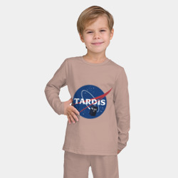 Детская пижама с лонгсливом хлопок Tardis NASA - фото 2