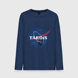 Мужской лонгслив хлопок Tardis NASA