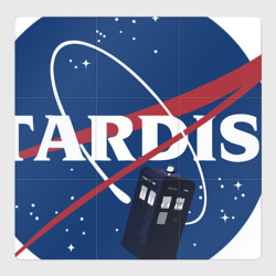 Магнитный плакат 3Х3 Tardis NASA