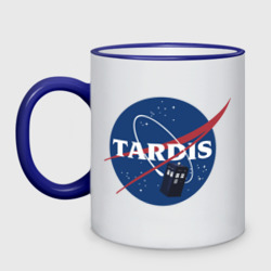 Кружка двухцветная Tardis NASA