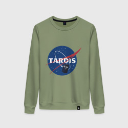 Женский свитшот хлопок Tardis NASA