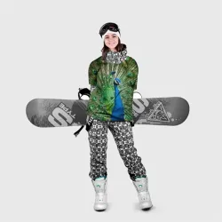 Накидка на куртку 3D Павлин - фото 2