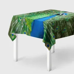 Скатерть 3D Павлин