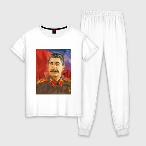 Женская пижама Сталин из хлопка купить недорого в онлайн магазине, заказать  на сайте подарок из коллекции «Иосиф Сталин»