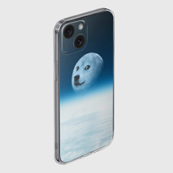 Чехол для iPhone 15 силиконовый с защитой камеры Doge - фото 2