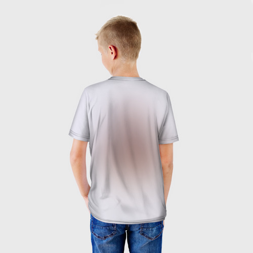 Детская футболка 3D Улыбка, цвет 3D печать - фото 4