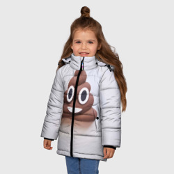 Зимняя куртка для девочек 3D Улыбка - фото 2