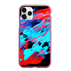 Чехол для iPhone 11 Pro Max матовый Краски лета