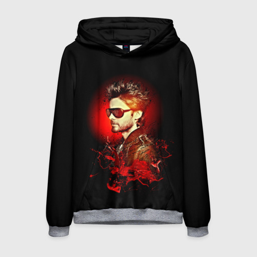 Мужская толстовка 3D Jared Leto Фото 01 Мужская толстовка 3D Jared Leto Фото 01