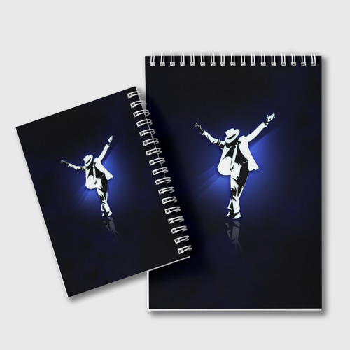 Блокнот Майкл Джексон, цвет белый - фото 2