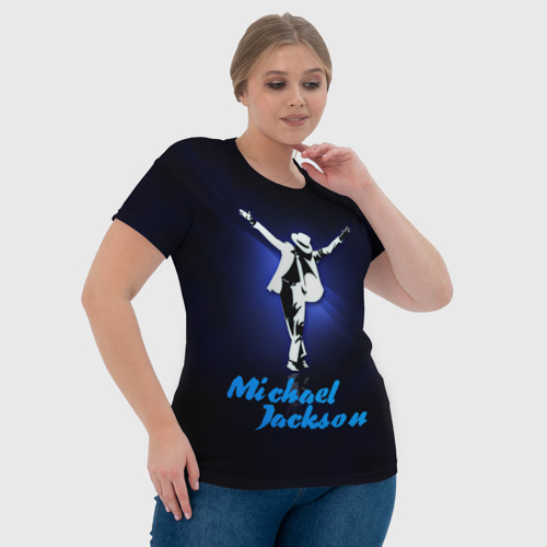 Женская футболка 3D Майкл Джексон, цвет 3D печать - фото 6