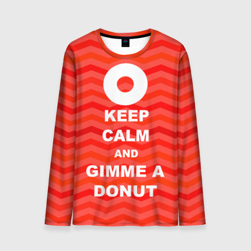 Мужской лонгслив 3D Gimme a donut, цвет 3D печать