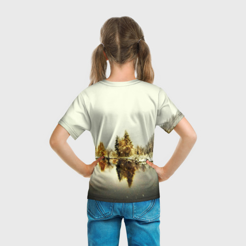 Детская футболка 3D Рыбалка, цвет 3D печать - фото 6
