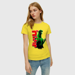Женская футболка хлопок Godzilla - фото 2