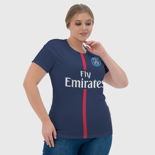 Женская футболка 3D с принтом Неймар, фото #4