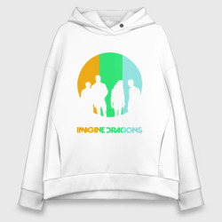 Женское худи Oversize хлопок Imagine Dragons