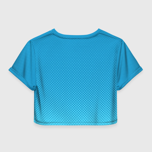 Женская футболка Crop-top 3D Синит, цвет 3D печать - фото 2