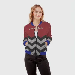 Женский бомбер 3D Let's rock! - фото 2