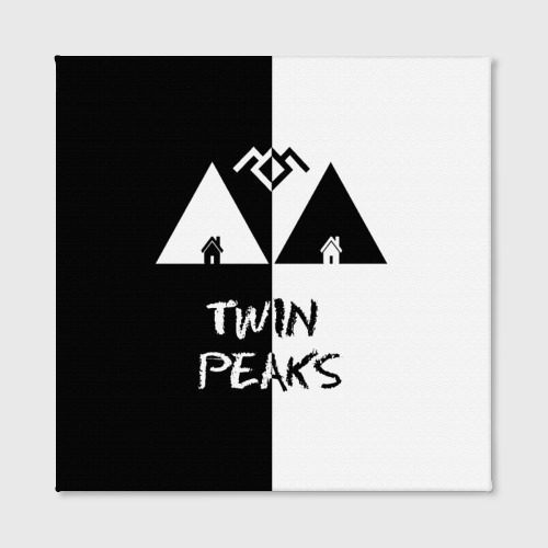 Холст квадратный Twin Peaks, цвет 3D печать - фото 2