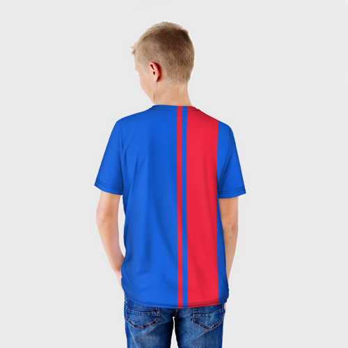 Детская футболка 3D ЦСКА, цвет 3D печать - фото 4