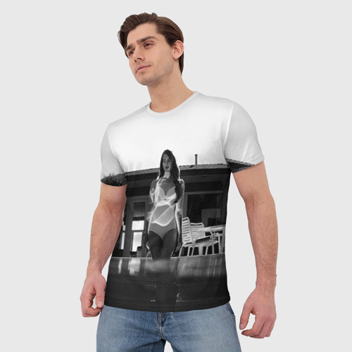 Мужская футболка 3D Lana Del Rey, цвет 3D печать - фото 3