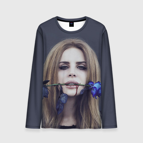 Мужской лонгслив 3D Lana Del Rey