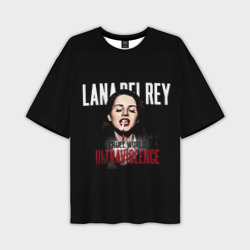 Мужская футболка oversize 3D Lana Del Rey